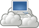 Computer in clouds